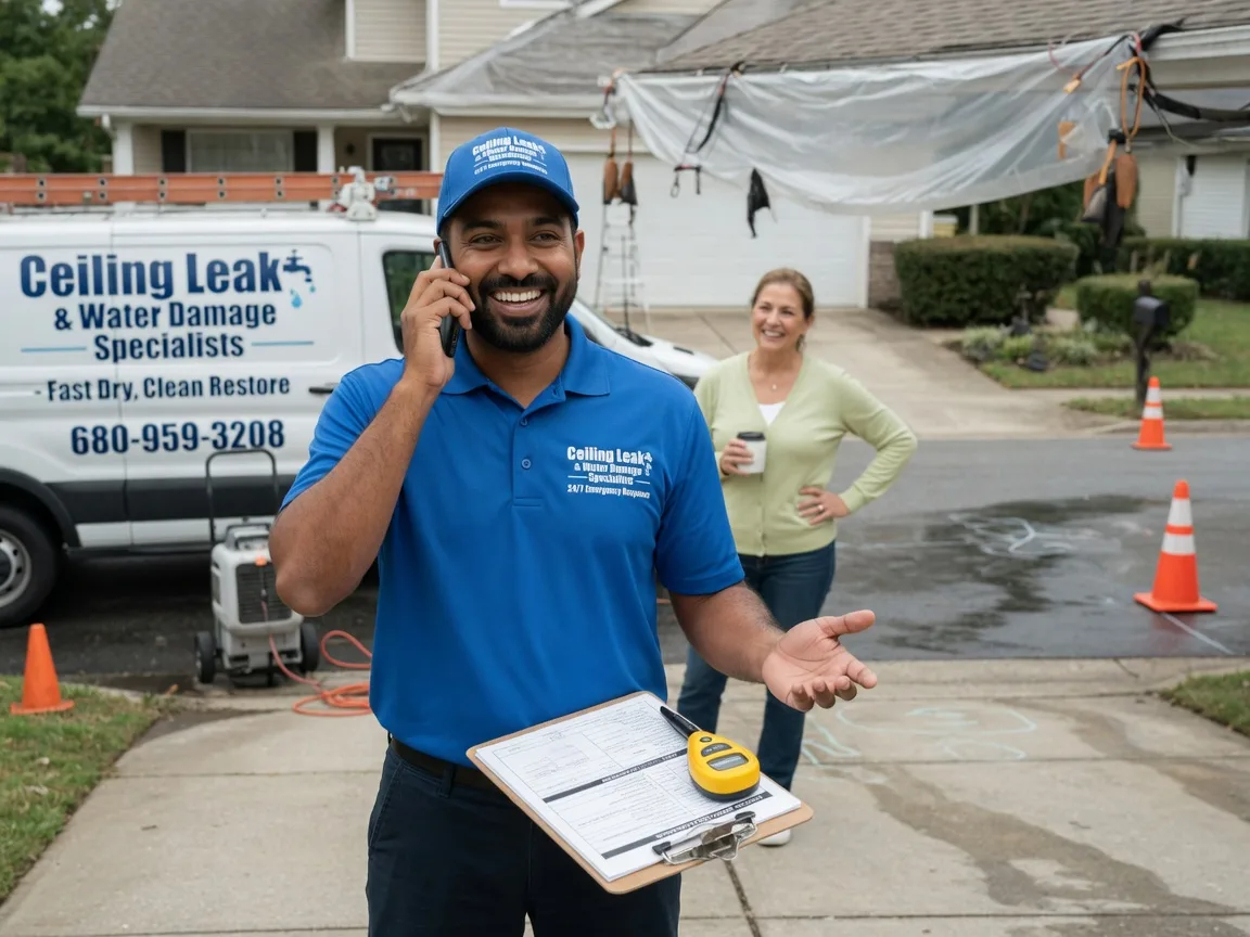 Ceiling Leak Cleanup Crossville, IL FAQs
